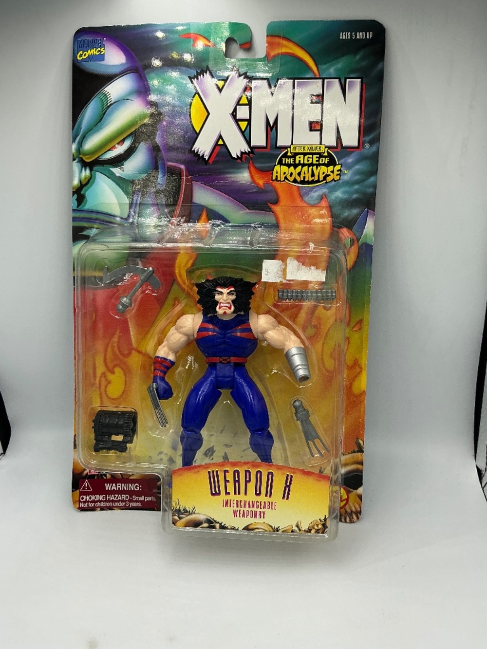 X-Men Weapon X Wolverine Age of Apocalypse Marvel 1995 Sealed Toy Biz Vintage